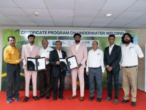 Indian Register of Shipping (IRS) and IIT Guwahati complete India’s 1st ‘Underwater Welding Certification Program’