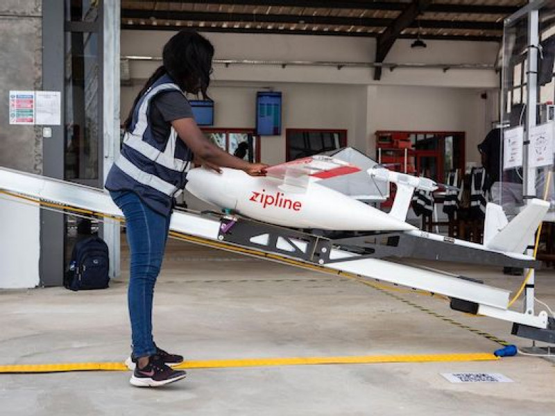 Zipline medical drones begin flying in the US