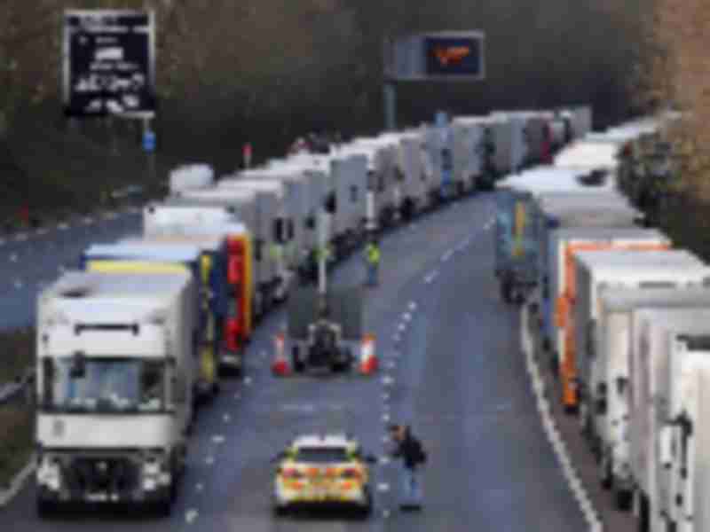 Dover truck backups persist on Christmas Eve despite progress