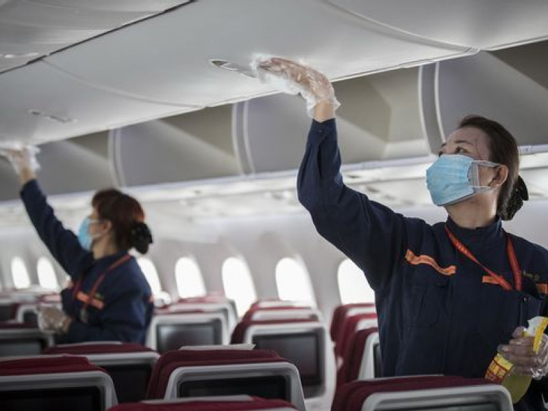 Airlines send in world’s strongest disinfectants to fight virus