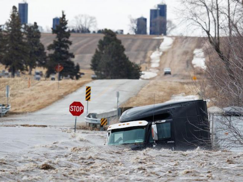 Midwest floods snarl America’s already tough farm economy