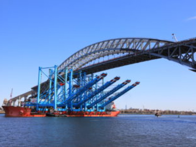 Newest generation of cranes arrive at APM Terminals Elizabeth