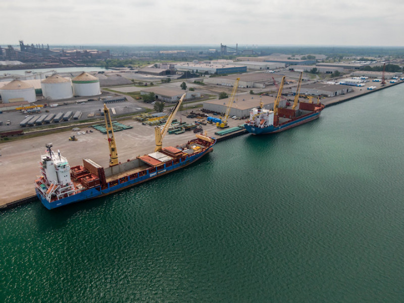 Port of Indiana handling cargo for $1 billion Michigan power plant