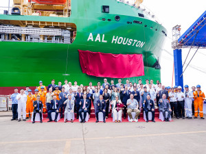 Satisfying present and future project demands: AAL’s third Super-B-Class Vessel, The ‘AAL Houston’ sets sail!