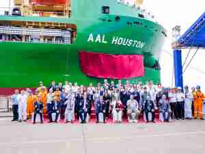 Satisfying present and future project demands: AAL’s third Super-B-Class vessel, the ‘AAL Houston’ sets sail