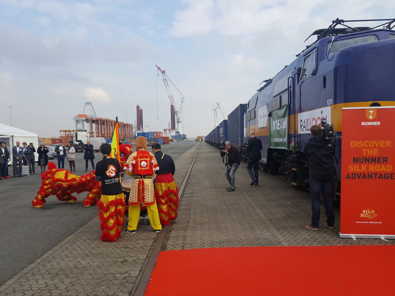 Amsterdam Container Terminal connects with the new Silk Road