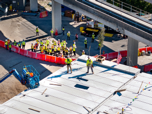 JTA achieves major construction milestone at autonomous innovation center