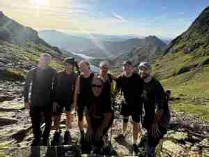 Air Charter Service team takes on Three Peaks Challenge 