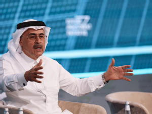 Aramco chief tells Davos he expects additional oil demand of 1.3 million bpd this year