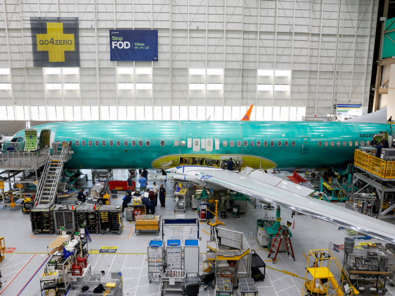 Boeing’s US factory workers strike, halting 737 MAX production