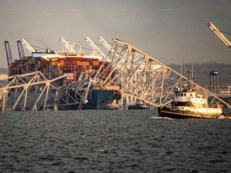 Baltimore bridge’s $2 billion rebuild starts with clearing ship