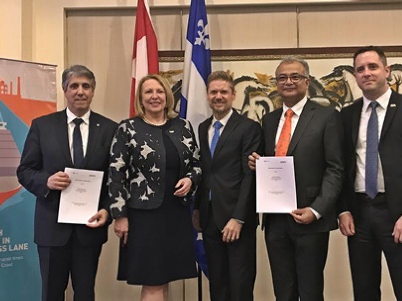 Port of Montreal signs a cooperation agreement with Mundra Port