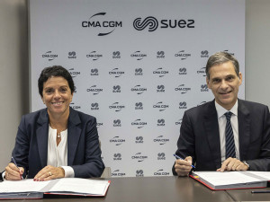 CMA CGM Announcement: CMA CGM and SUEZ sign a MoU to produce biomethane in Europe and the low-carbon transition of maritime transport