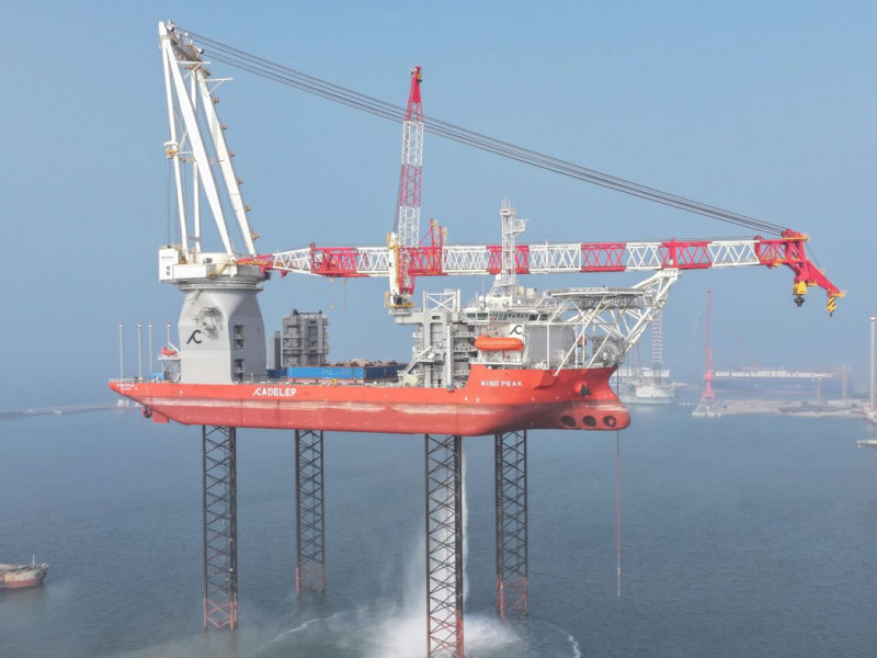 Cadeler takes delivery of state-of-the-art offshore wind installation vessel