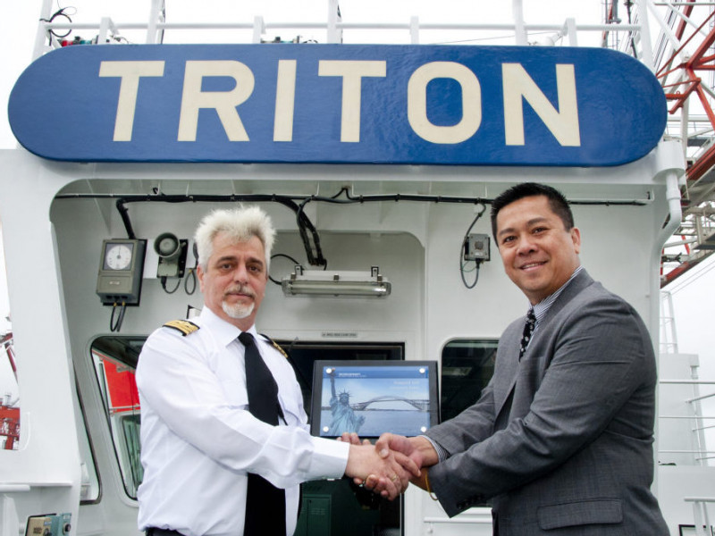 Welcoming Triton, the Largest Ship to Ever Pass Through the Panama Canal