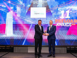 Chapman Freeborn win Air Charter Broker of the Year at Payload Asia Awards 2024