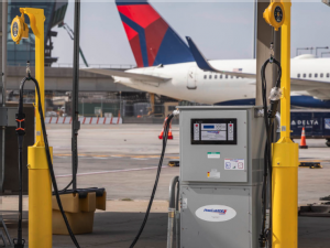 PANYNJ and NY Power Authority charging station install as airports switch to all electric ground service equipment