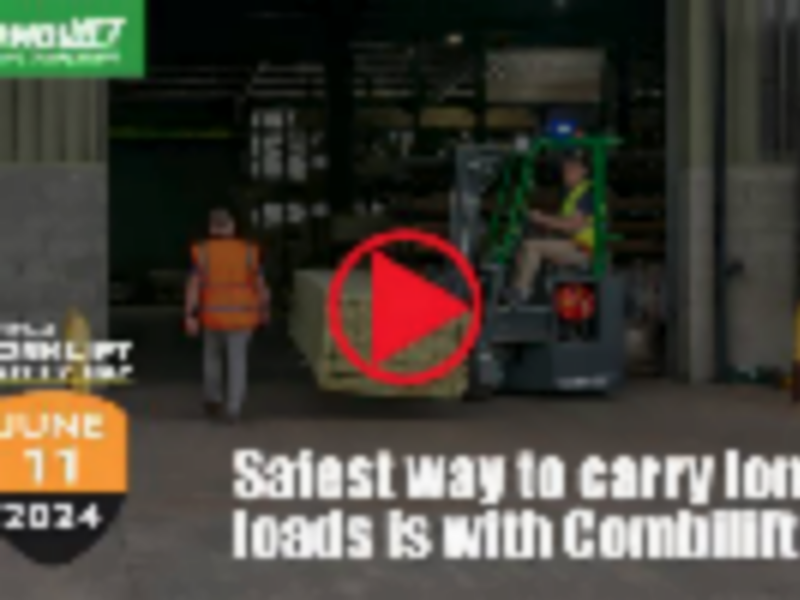 Combilift launches national forklift safety campaign: “Lift Your Standards by Lowering Your Load”