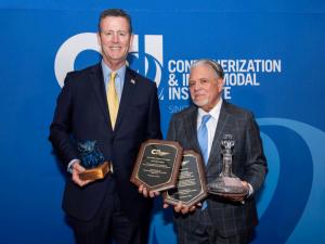 CII presents Connie Award ﻿to Allen Clifford of MSC (USA) and the Lifetime Achievement Award to Clifford Pyron of Georgia Ports