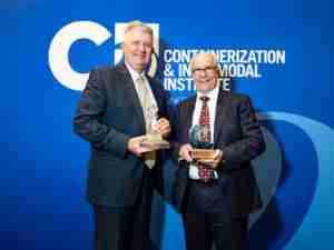 Containerization & Intermodal Institute presented 2024 Connie Award to Guenther and Taylor given Lifetime Achievement Award