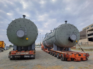 Cosmatos transports pressure vessels