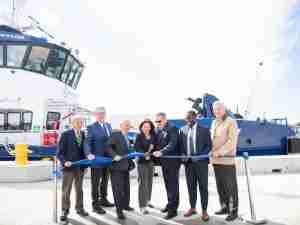 Federal, state leaders cut the ribbon on Quonset’s reconstructed Pier 1 South