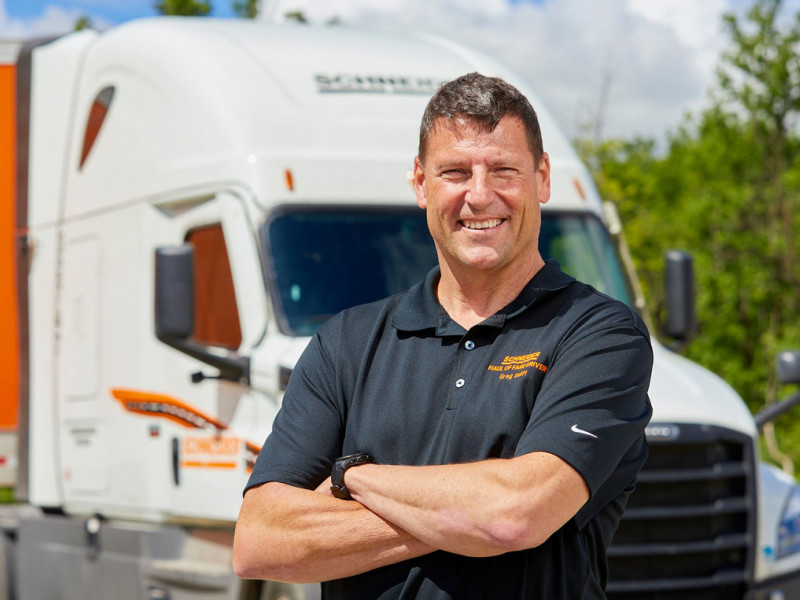 Longtime Schneider driver achieves remarkable milestone of five million safe miles