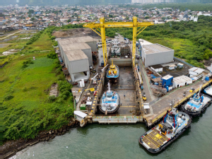 Wilson Sons will start building, in 2025, three powerful tugboats with sustainable technology at its shipyard in Guarujá, São Paulo