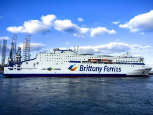 Stena RoRo takes delivery of the battery hybrid vessel Guillaume de Normandie