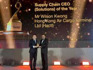 Hactl and CEO honoured at Supply Chain Asia awards