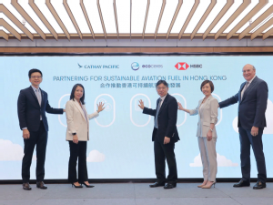 HSBC, Cathay Pacific and EcoCeres partner for major sustainable aviation fuel initiative in Hong Kong