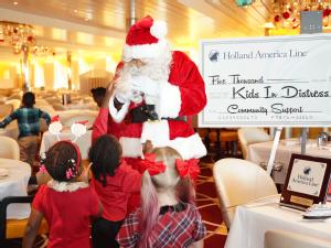 Florida-Caribbean Cruise Association, Holland America Line, and Port Everglades team up for holiday party for kids in distress