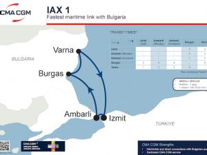 Discover IAX1, CMA CGM’s new feedering service linking Türkiye and Bulgaria