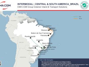 CMA CGM Brazil enhances its intermodal sustainable solutions