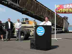 Ports of Indiana celebrates first new dock in 20 years; $6 million berth to serve ocean vessels at Lake Michigan port