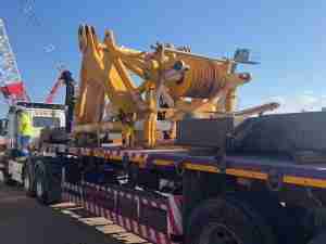 InterMax transports a shipload of crawler cranes