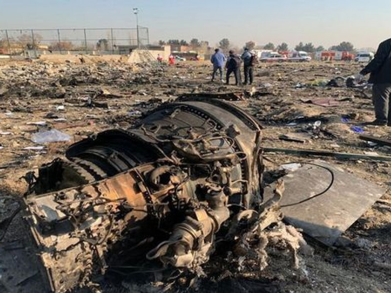 Iran jet crash leaves mystery with probe curbed by US tensions