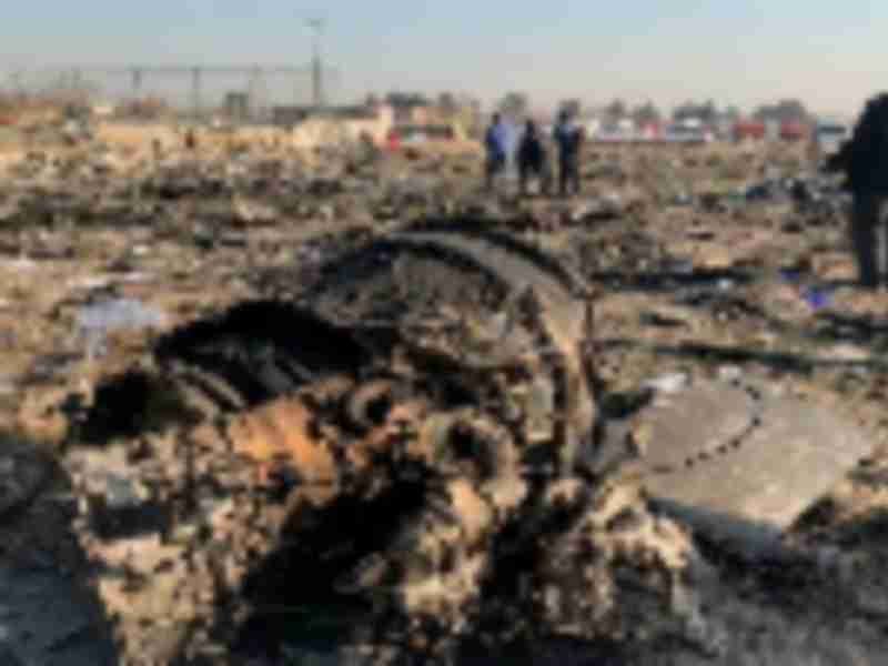 Iran jet crash leaves mystery with probe curbed by US tensions