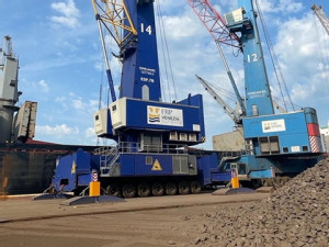 Italian steel handling specialist Transped boosts efficiency with upgrade to Konecranes Gottwald ESP.7 Mobile Harbor Crane