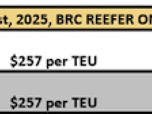 MSC BRC – scope: Export USA reefer cargo