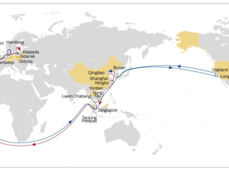 MSC East-West network further enhanced by Swan-Sentosa and Britannia service adjustments