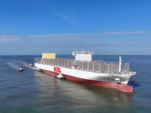 OOCL celebrates the naming of its first 16,828 TEU vessel, OOCL Bauhinia 