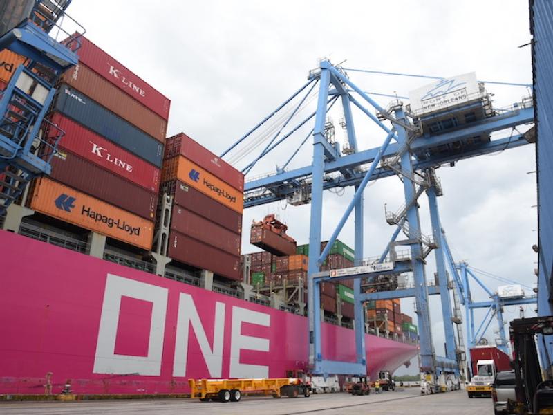 ONE MODERN vessel arrives in New Orleans, launching Port NOLA’s third direct-Asia service