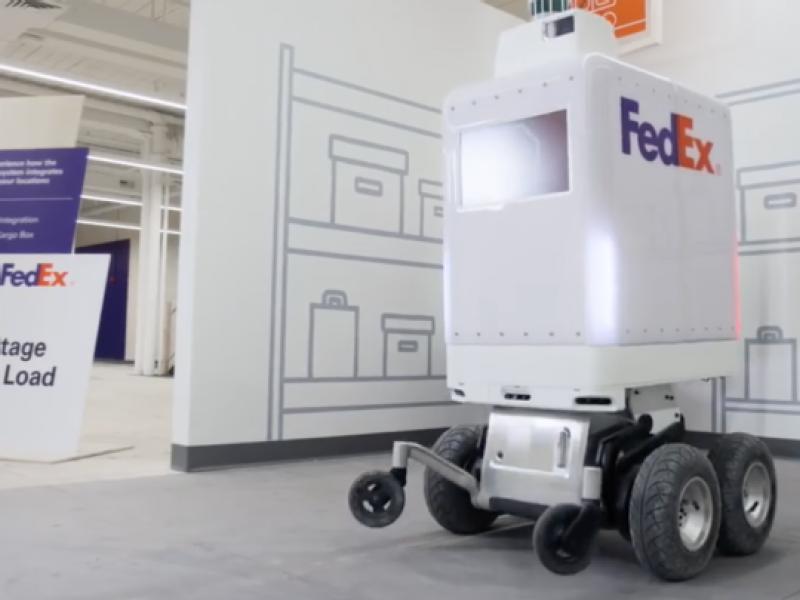 Stair-climbing robot is hitting streets in FedEx delivery test