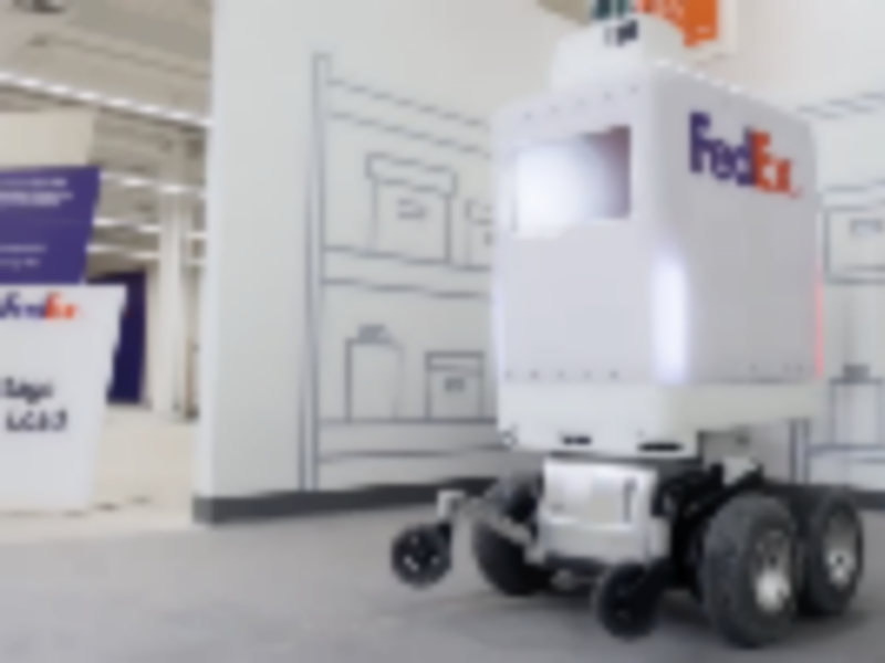 Stair-climbing robot is hitting streets in FedEx delivery test