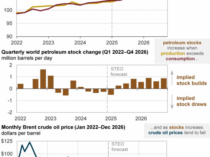 EIA forecasts lower oil price in 2025 amid significant market uncertainties