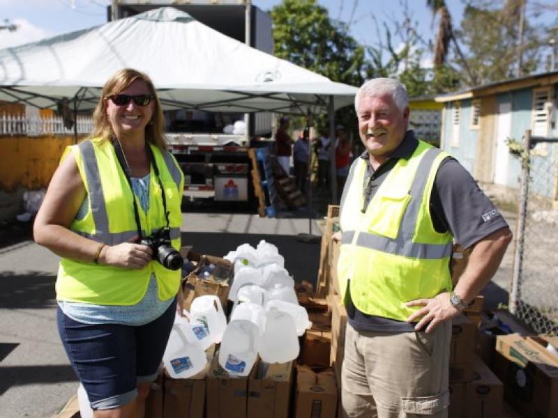 Family of El Faro crew member delivers more than 30,000 pounds of relief goods to Puerto Rico