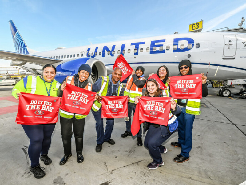 An NFL First: 49ers and United Airlines launch SAF Pilot Project to reduce carbon emissions