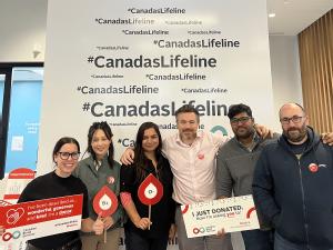 WestJet Cargo enhances relationship with Canadian Blood Services through blood donation campaign