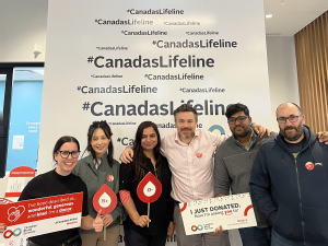 WestJet Cargo enhances relationship with Canadian Blood Services through blood donation campaign